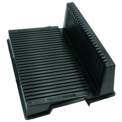 ESD board rack L shape, black, 268 x 355 x 128 mm