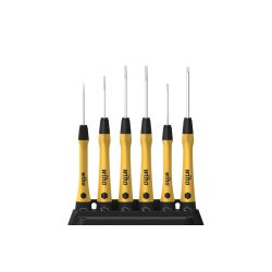   ESD Fine screwdriver set, Slotted, Phillips, 7 pcs. incl. holder