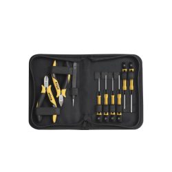    Tool set ESD Pliers, screwdriver, tweezers, 10-pcs. incl. tool pouch 