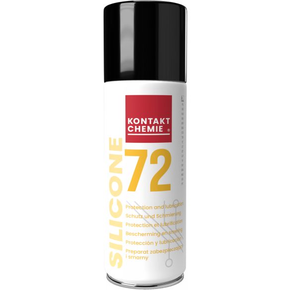 Silicone 72 spray, kiváló minőségű, szilikon alapú, viszkózus, szigetelő olaj, 200 ml