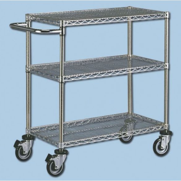 ESD wire 3 shelf cart