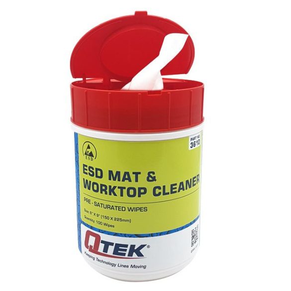 ESD Mat & Worktop Clean Wipes
