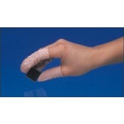 Gumi ujjvédő, antisztatikus, rózsaszín, 1000db/csomag S