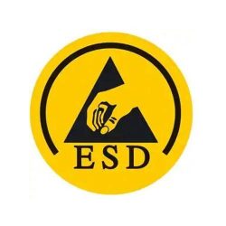 Marking label with ESD sign, 20 pc/sheet