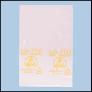 Pink atistatic bag with ESD sign