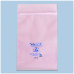   Rózsaszín antisztatikus visszazárható zacskó (100 db./csomag)