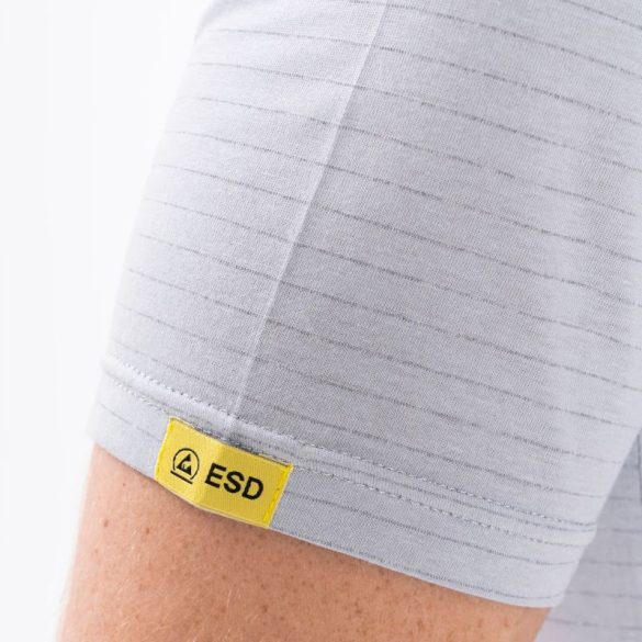 T-shirt, ESD, dark blue, short sleeve, round neck L