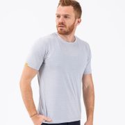 Póló, ESD, szürke, rövidujjú, kerek nyakú XS