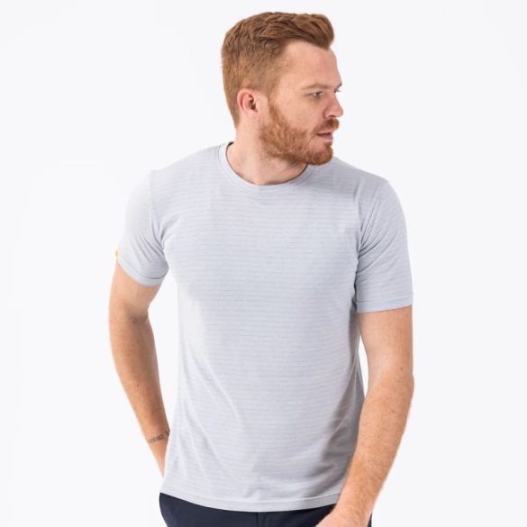 T-shirt, ESD, grey, short sleeve, round neck XS