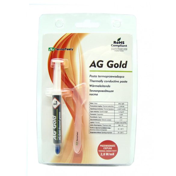 AG Gold hővezető paszta 3g.