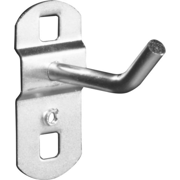 Tesda ESD perforated wall tool hook, with slanted end, 50 mm