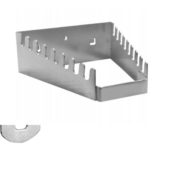 Tesda ESD perforated wall wrench holder, for 8 keys, 135 mm wide