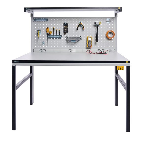Tesda ESD perforated wall saw holder, for 4 saws
